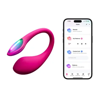 Lovense Lush Mini – Kompaktes App-Vibro-Ei mit LED-Licht &amp; G-Zonen-Vibration
