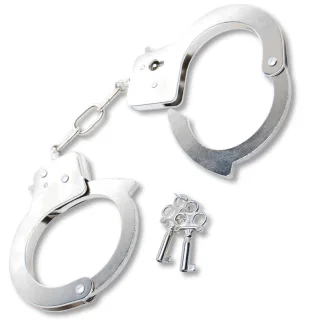 Handschellen Official Cuffs mit Schnellentriegelung Silber