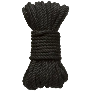 Bondage-Seil Merci aus Hanf Schwarz 914,4 x Ø 0,6 cm