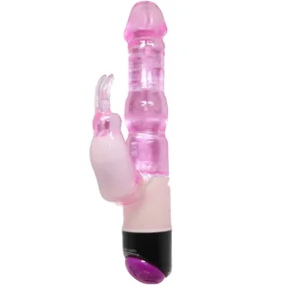 Rabbit-Vibrator Waves of Pleasure mit Kaninchen 23 x 3,8 cm