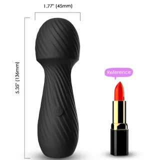 Massagestab Dazzle Mini Schwarz