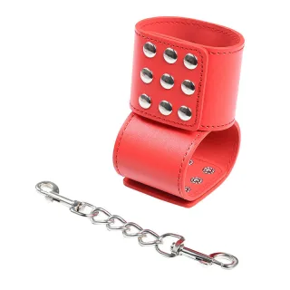Fesselset Rote Handschellen mit Schnappverschluss