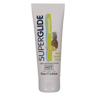 Gleitgel Hot Superglide essbar Ananas auf Wasserbasis 75 ml