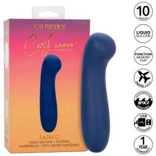 Vibrator Cashmere Satin Blau 15,25 x 5 cm