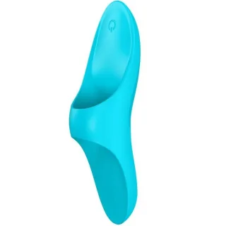 Vibrator Teaser Fingervibrator Hellblau