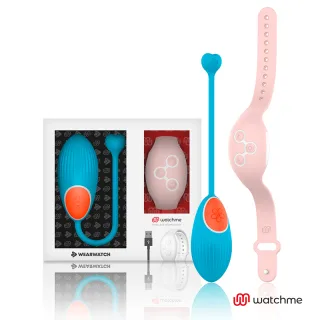 Vibro-Ei Watchme mit Fernbedienung Blau/Rosa