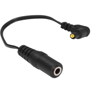 Elektro-Kabel Adapter auf Buchse Schwarz