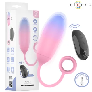 Ei-Vibrator Intense Pamela mit Fernbedienung Rosa 8,5 x 3,2 cm