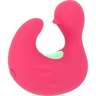 Auflegevibrator Happy Loky Duckymania für den Finger Pink 4,5 x Ø 4,1 cm