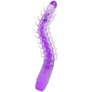 Flexi Vibe Sensual Spine biegbarer Vibro-Dildo Flieder 23,5 x 2,3 cm