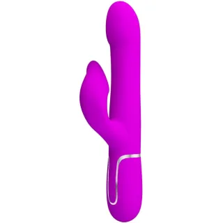 Rabbit-Vibrator Pearls mit Rollperlen und Wippfunktion Violett
