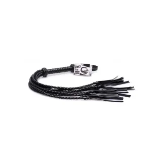 Flogger geflochten Schwarz