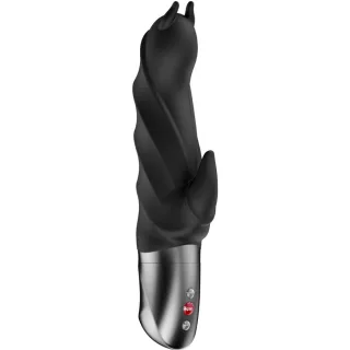 Rabbit-Vibrator Darling Devil Schwarz 20 cm
