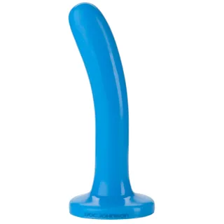 Dildo Platinum The Slim aus Silikon Blau 14 x Ø 2,3 cm
