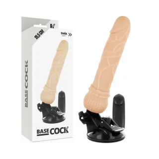 Realistischer Vibrator Base Cock Modell 2 mit Fernbedienung Natur 19,5 x 4 cm