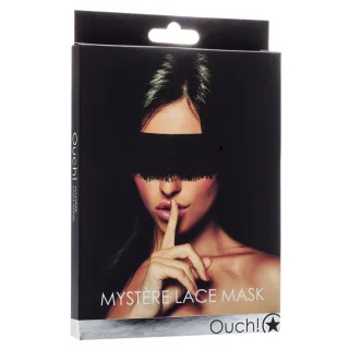 Spitzenmaske Mystère Schwarz