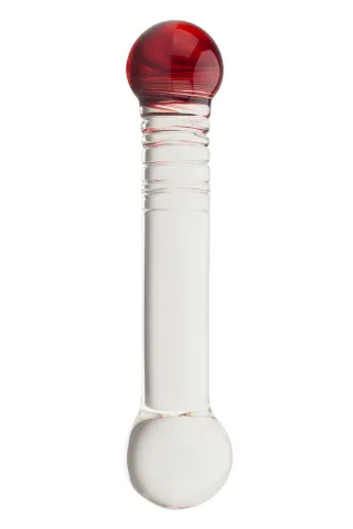 Glasdildo Double Ball
