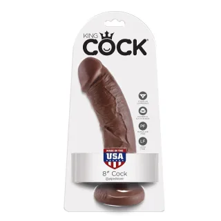 Dildo Realistisch Braun 20,3 cm