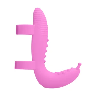 Vibrator Eliott mit Aufsätzen Pink 11,3 cm
