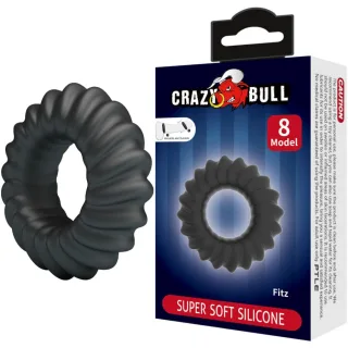 Penisring Fitz Silikonring Schwarz 2,5 cm