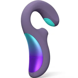 Enigma Doppel-Schallvibrator Violett 14 cm