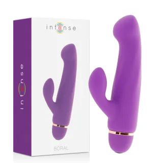 Rabbit-Vibrator Intense Boral mit 20 Stufen Flieder 17,8 x 3,5 cm