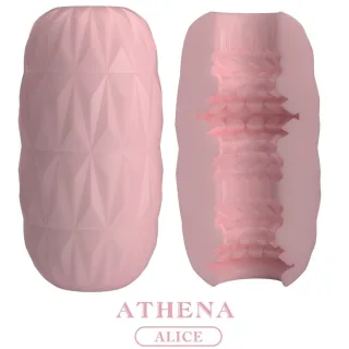 Masturbator Athena Alice mit zwei Öffnungen Rosa 11,3 x 5,9 cm