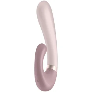 Vibrator Heat Wave mit Wärme und App Rosa