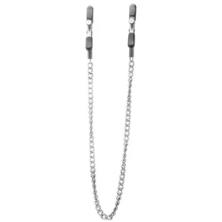 Nippelklemmen verstellbar Silber