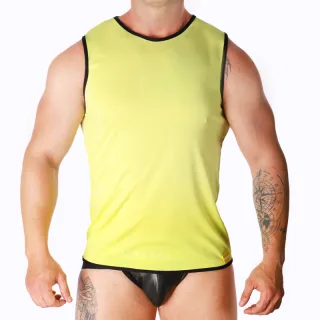 Tanktop Macho Neongelb Größe S-M
