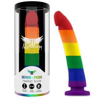 Dildo Devon Pride M Fantasy Mehrfarbig 16,5 x 3 cm