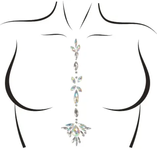 Körperschmuck Jade aus Strass für das Dekolleté