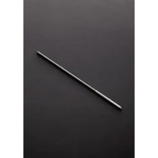 Harnröhrensonde Dipstick geriffelt Silber 17 x Ø 0,4 cm
