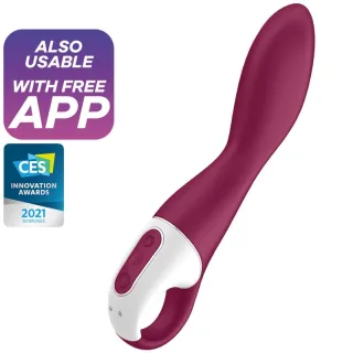 G-Punkt-Vibrator Heated Thrill mit Wärmefunktion Beere