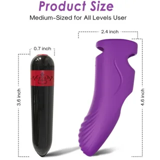 Finger-Vibrator Aurora Lila