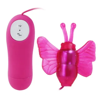Auflegevibrator Cute Secret Butterfly Lila 6,5 x 7 cm