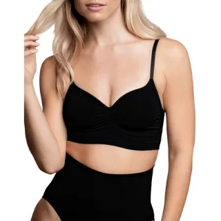 BH ohne Nähte Medium Control Schwarz Größe L