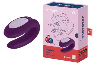 Satisfyer - Double Joy - Vibrator mit App - lila