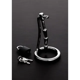 Dildo Humped Cock Trap Silber 6,1 cm