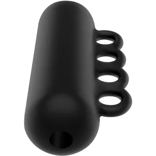 Masturbator Jamyjob Tensek Lux 5 mit Fingergriff aus TPE Schwarz