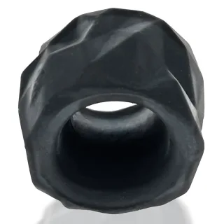Hodenring Fraktal taktil Schwarz 5 cm