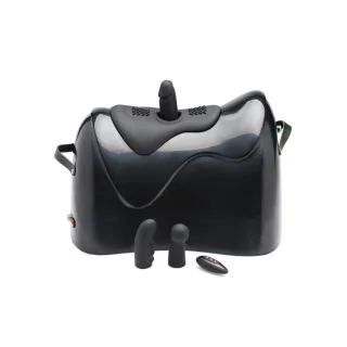Sexmaschine Bucking Saddle stoßend und vibrierend Schwarz 38,8 cm