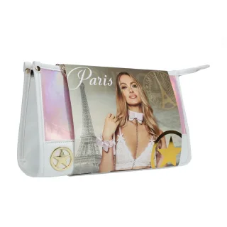 Bondage-Set Ouch Paris mit Tasche Rosa