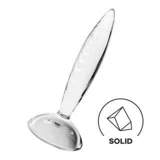 Glasdildo Sparkling Crystal Transparent