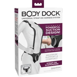 Strap-on Pipedream Body Dock Suspenders mit Schulterträgern