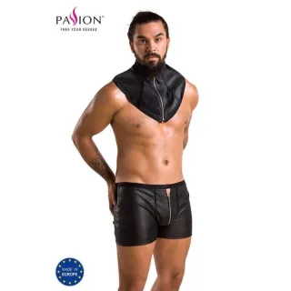 Dessous-Set Edward Passion Men Kapuze und Shorts Schwarz S/M