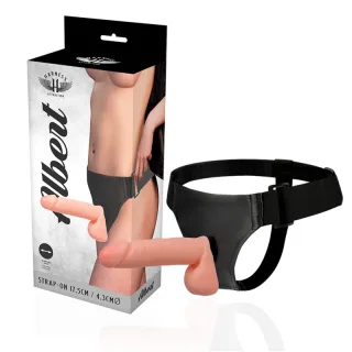 Strap-on Harness Attraction Albert realistisch Natur 17,5 x Ø 4,3 cm