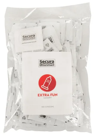 Secura - Extra Fun - Kondome - transparent - 100 Stück