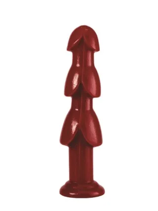 Analplug Eichel Trio rot 26,5 x 6,5 cm