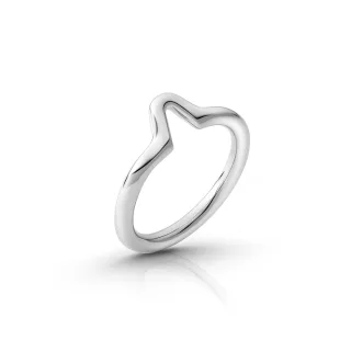 Ergonomischer Eichelring aus Edelstahl, in ansprechendem Design Innen ? 30 mm